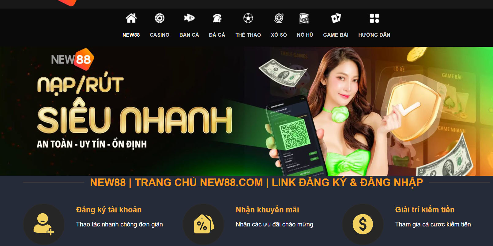 Cách vào New88 khi bị chặn: Hướng dẫn chi tiết, hiệu quả 1 Hướng dẫn cách vào New88 khi bị chặn